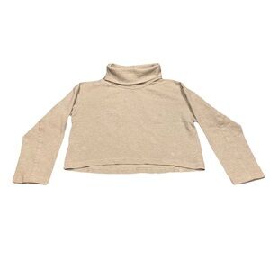 Lululemon woman’s M/L athletica Tan Turtleneck Sweater